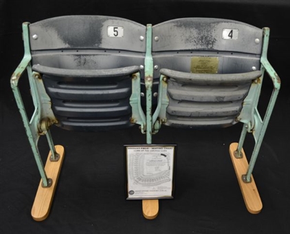 Pair of Wrigley Field Chicago Stadium Seats